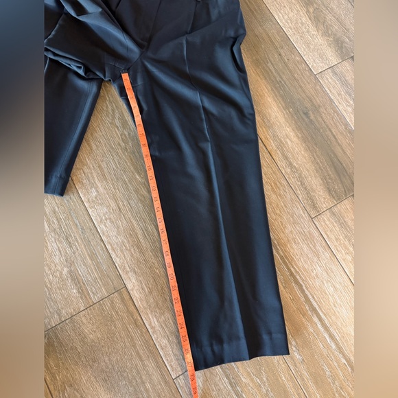 Talbots Italian wool classic office business black lined dress pants sz 8P - Picture 4 of 9